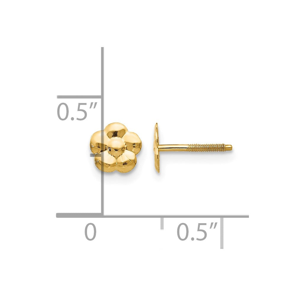 14k Madi K Flower Post Earrings