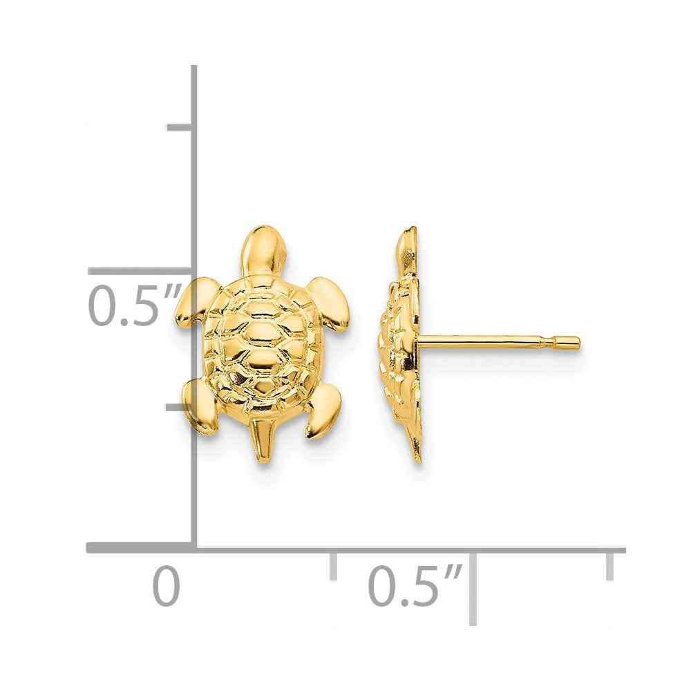 14k Madi K Turtle Post Earrings