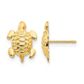 14k Madi K Turtle Post Earrings