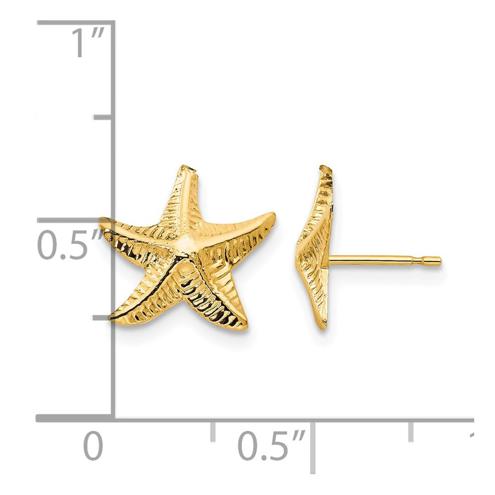 14k Madi K Starfish Post Earrings