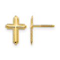14k Madi K Cross Post Earrings