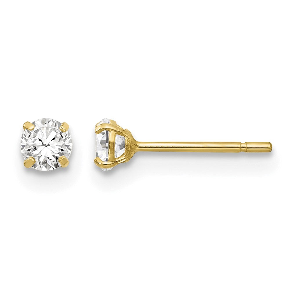 14k Madi K CZ Stud Post Earrings