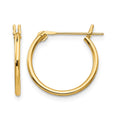 14k Madi K 1.25mm Hoop Earrings