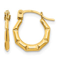 14k Madi K Tiny Hollow Hoop Earrings
