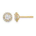 14k Madi K CZ Post Earrings