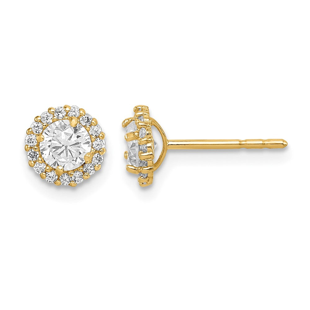14k Madi K CZ Post Earrings