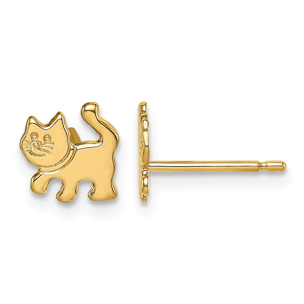 14k Madi K Kitten Post Earrings