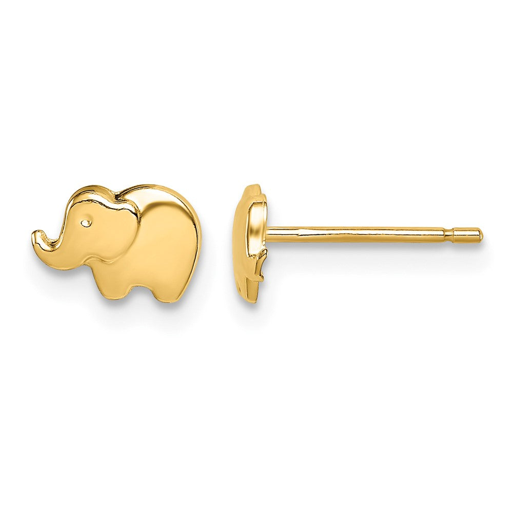 14k Madi K Elephant Post Earrings