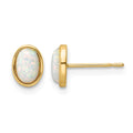 14k Madi K Created Opal Post Earrings