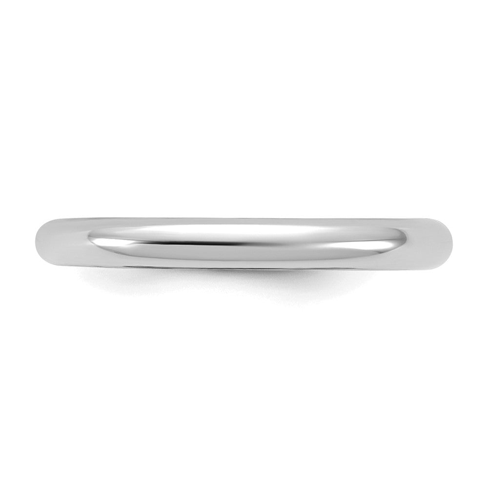 14K White Gold Madi K Polished 2mm Baby / Children's Ring