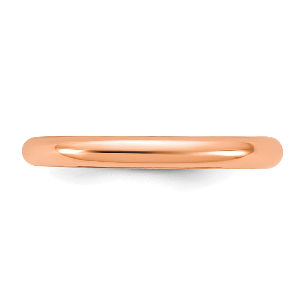 14K Rose Gold Madi K Polished 2mm Baby / Children's Ring