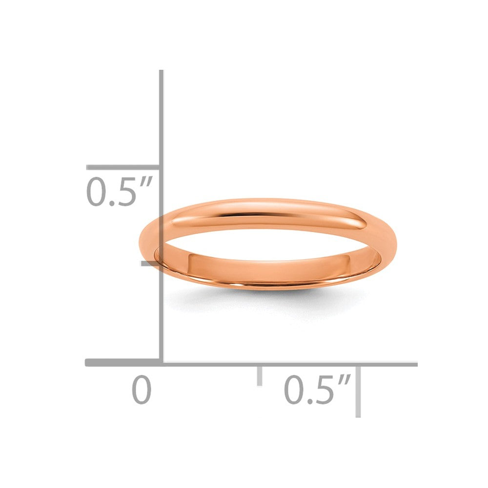 14K Rose Gold Madi K Polished 2mm Baby / Children's Ring