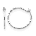 14k White Gold Madi K Sm. Endless Hoop Earrings