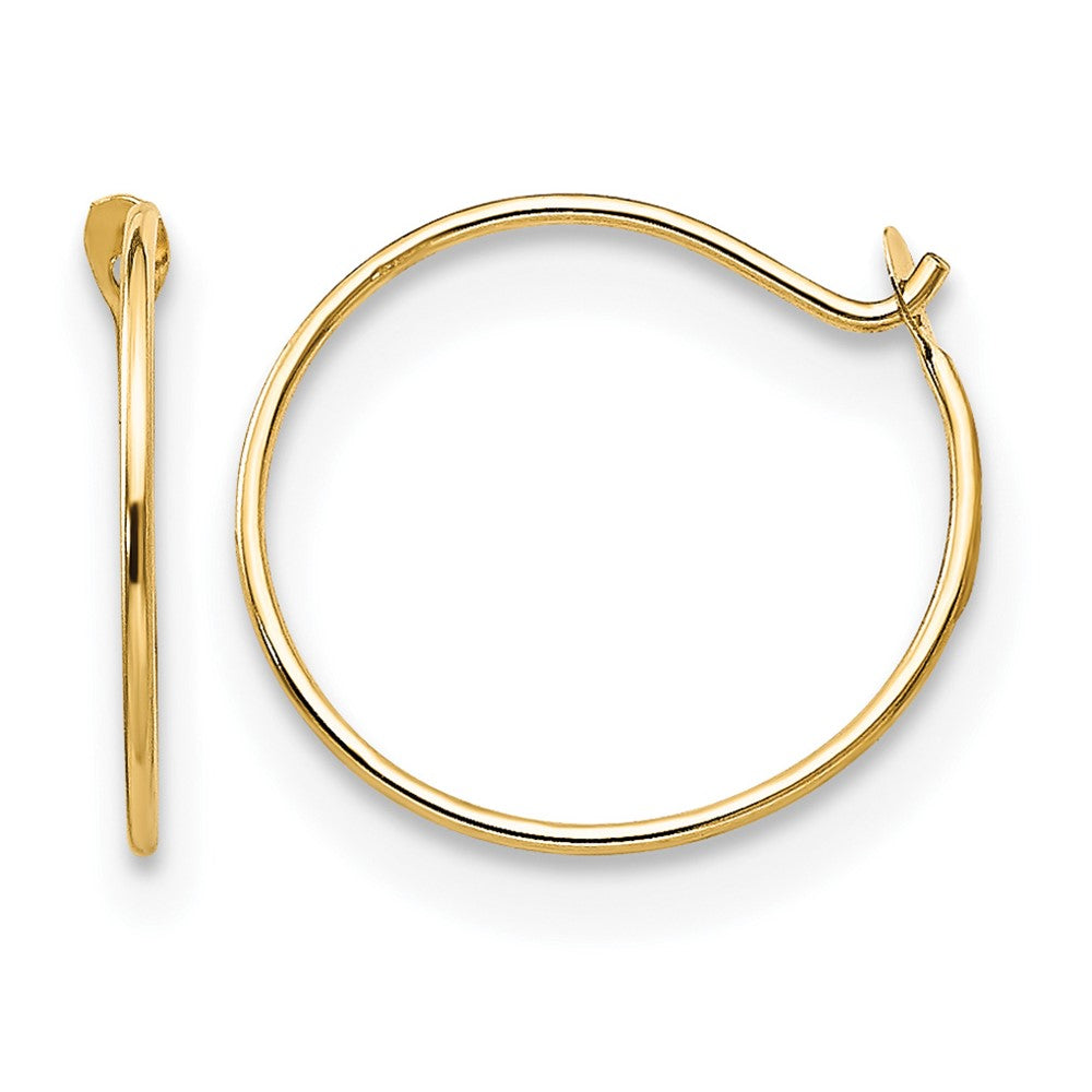14k Madi K Sm. Endless Hoop Earrings