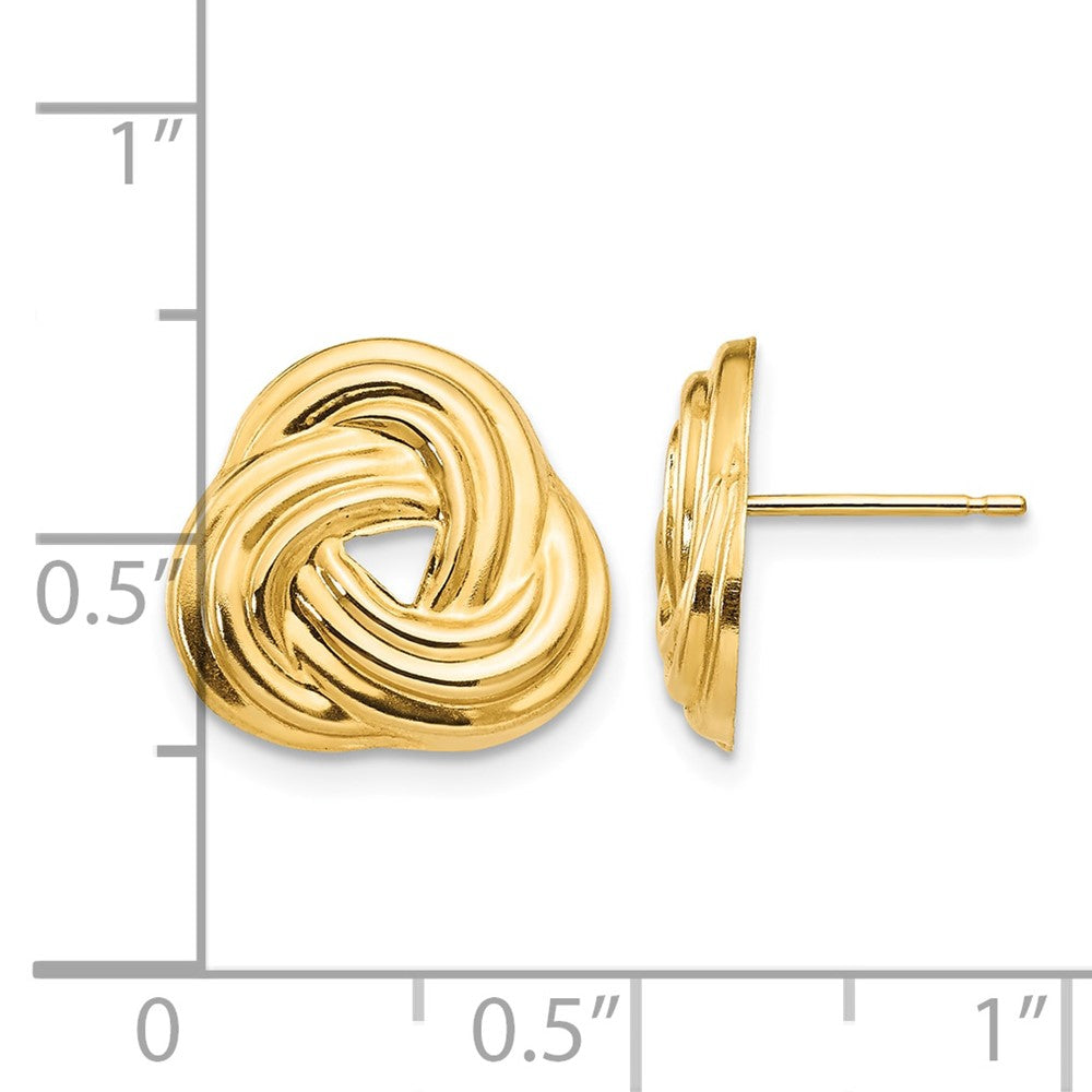 14k Madi K Love Knot Post Earrings