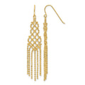 14K Bead Chain Earrings