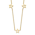 14K Yellow Gold Star w/ Extension Necklace