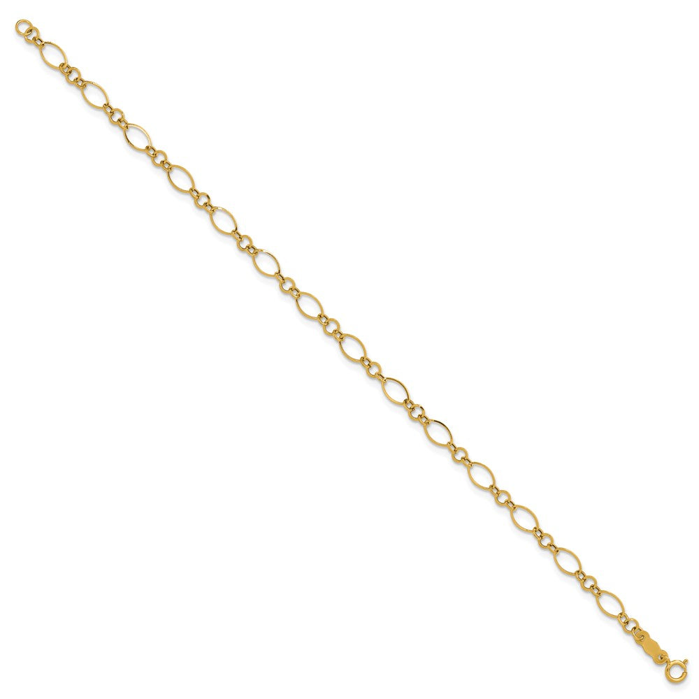 14k Oval Link Necklace
