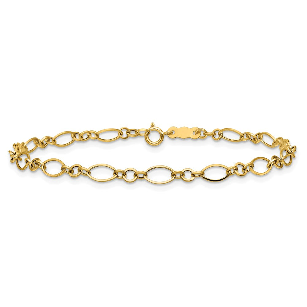 14k Oval Link Necklace