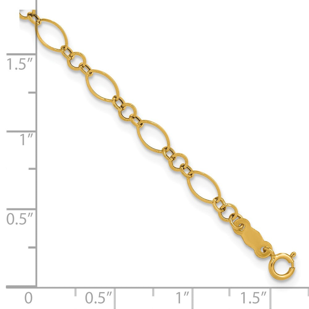 14k Oval Link Necklace