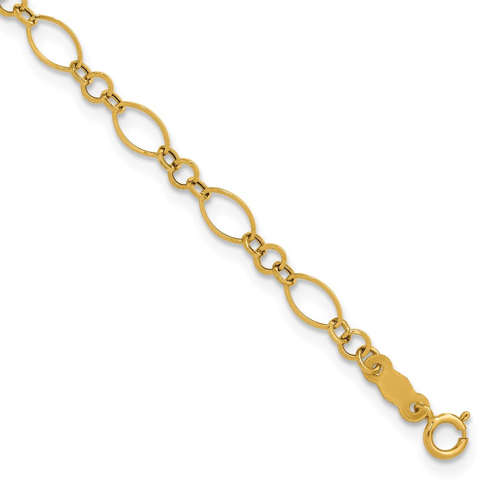 14k Oval Link Necklace