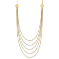 14k Five Strand Necklace