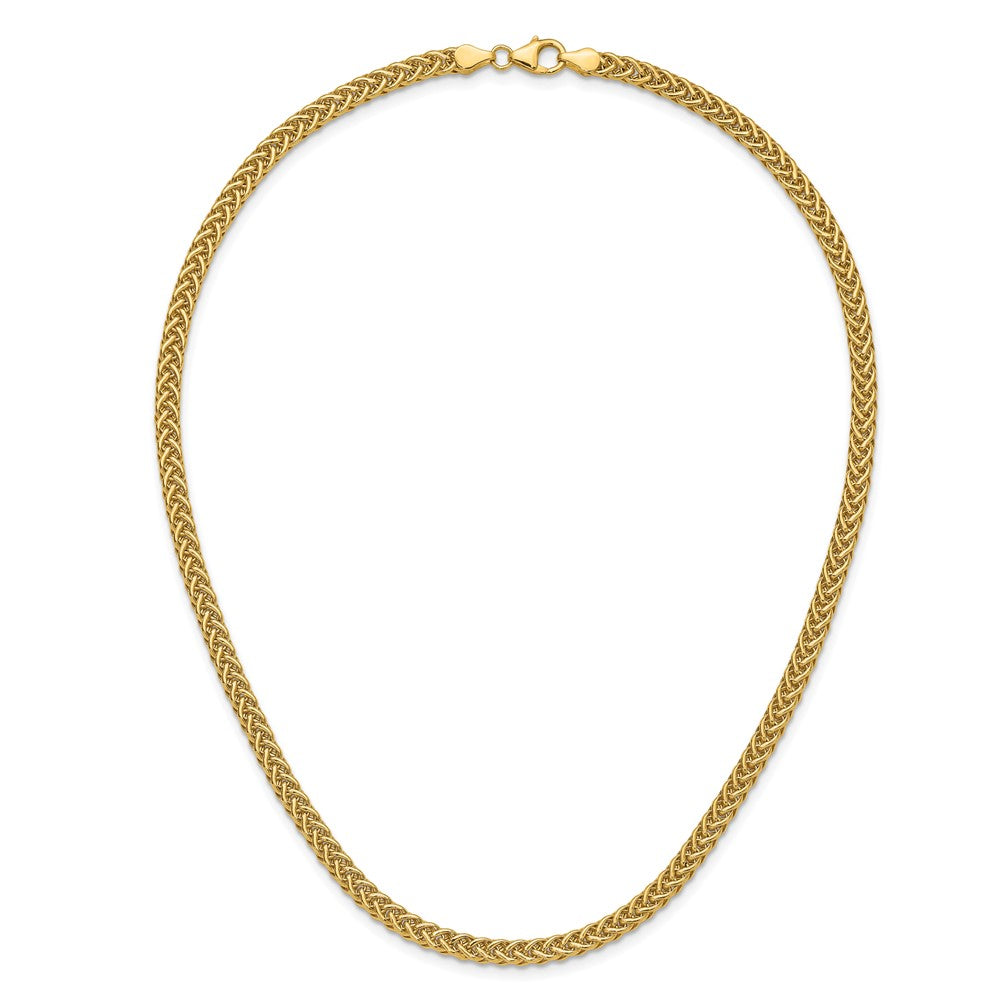 14K Polished Fancy Link Necklace
