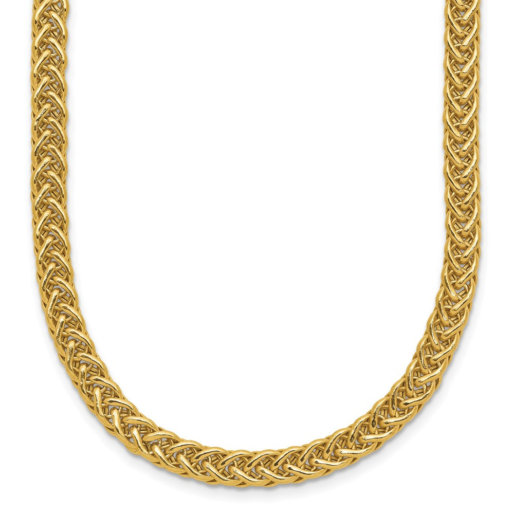 14K Polished Fancy Link Necklace