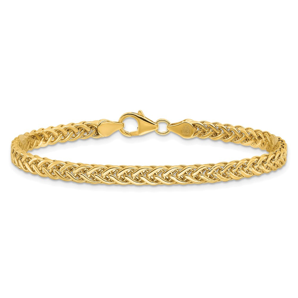 14K Polished Fancy Link Necklace
