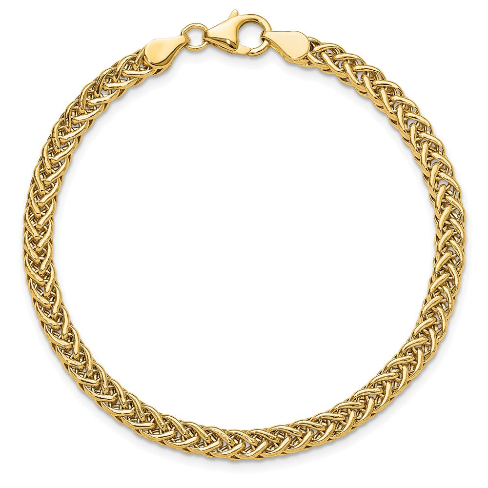 14K Polished Fancy Link Necklace