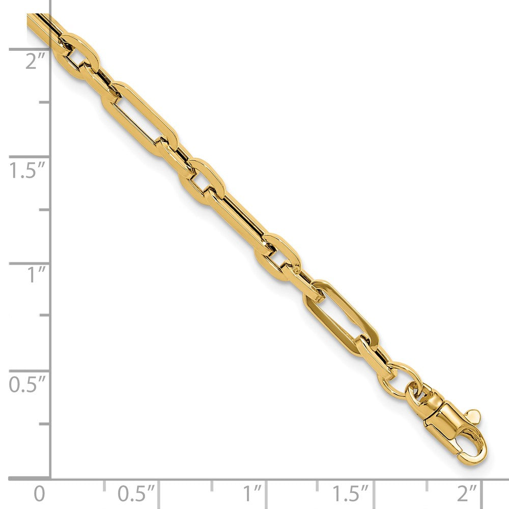 14K Gold Polished Fancy Link Bracelet
