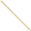 14K 7.5in Polished Fancy Link Bracelet