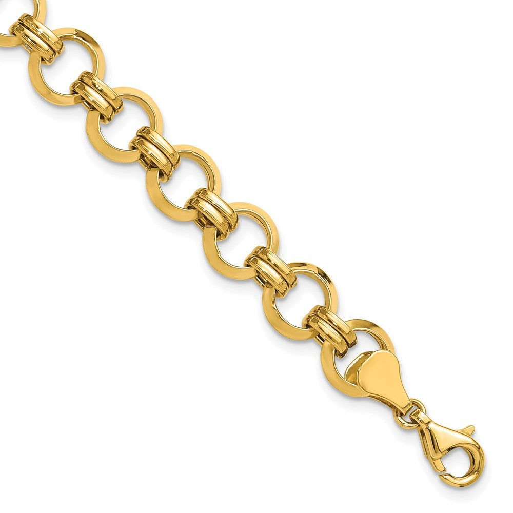 14k Polished Link Necklace