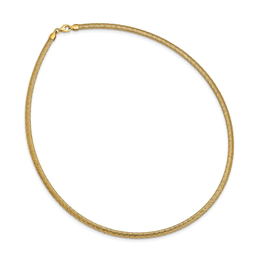 14K Stretch Mesh Necklace