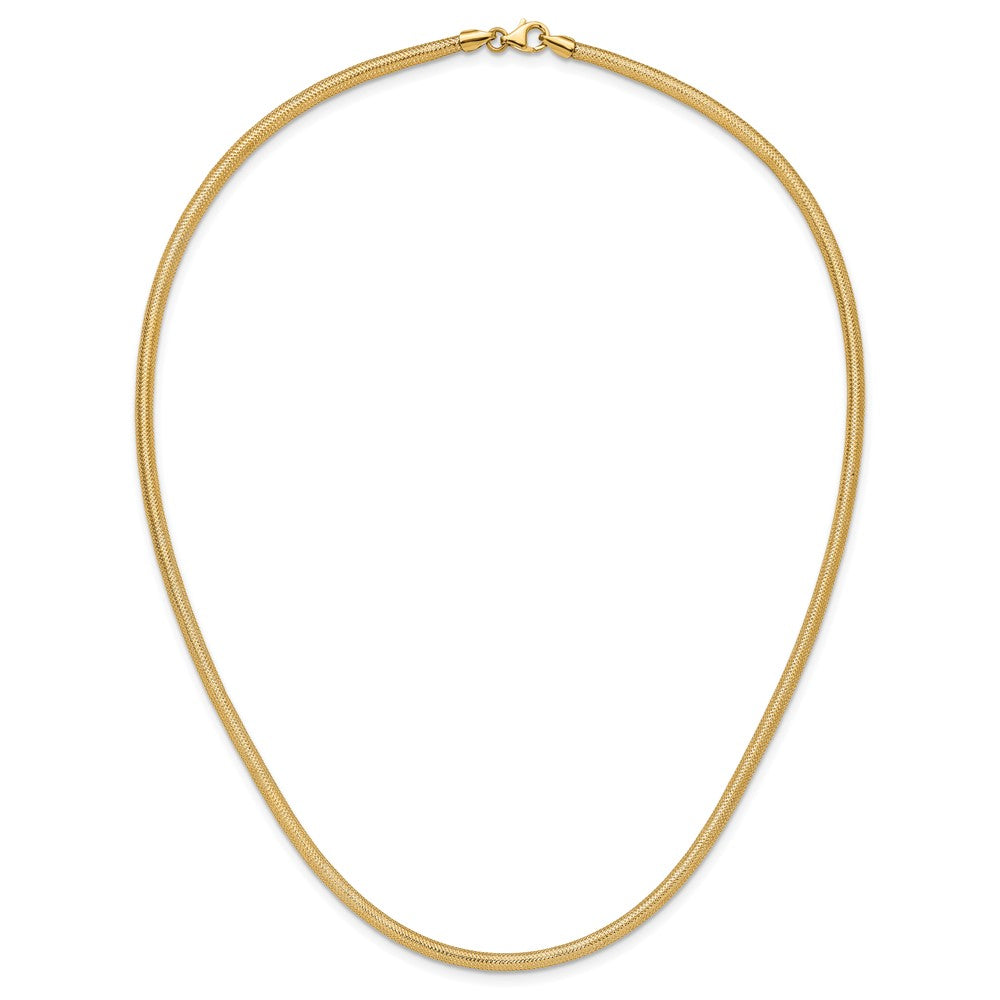 14K Stretch Mesh Necklace