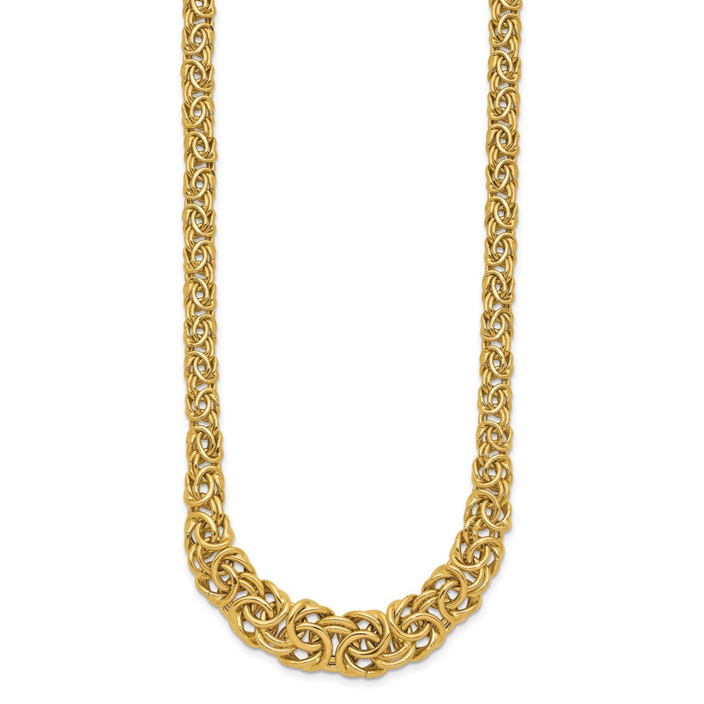 14k Graduated Byzantine Necklace