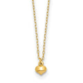 14k Polished Puffed Heart Necklace
