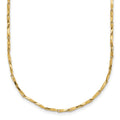 14K Polished Fancy Link 17in Necklace