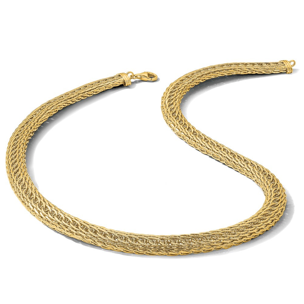 14k 8.00mm Fancy Multi-Link Necklace