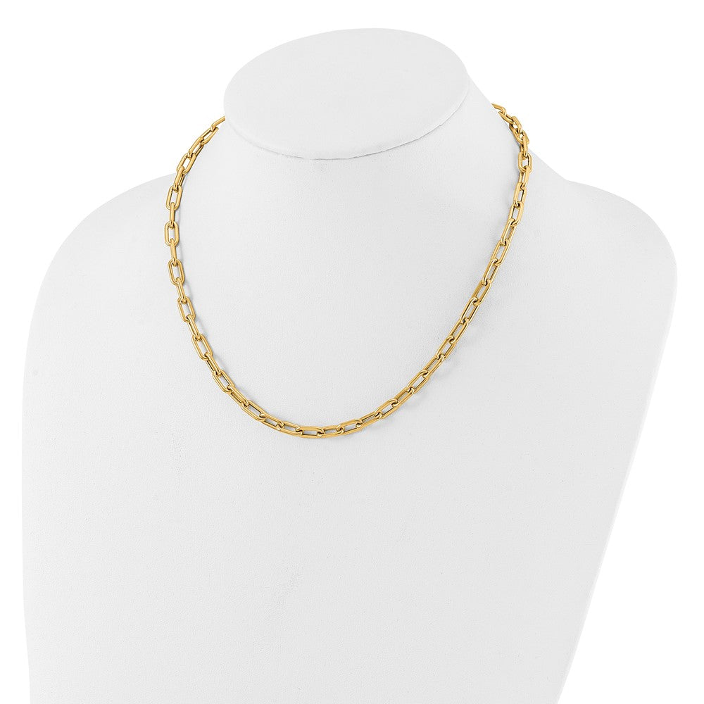14K Polished Fancy Toggle Link Necklace