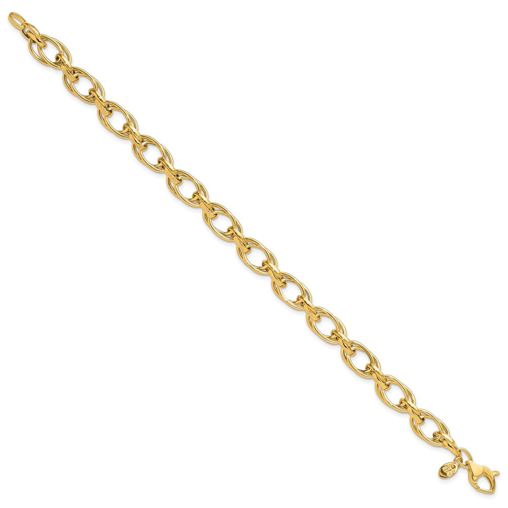14K Polished Fancy Bracelet