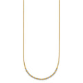 14K Two-tone Diamond-cut Beaded Bracelet