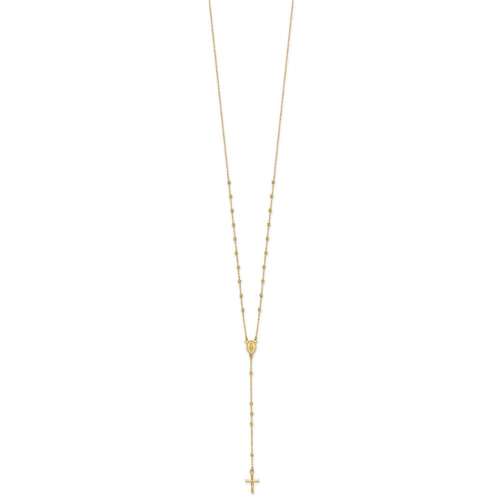 14K Polished Rosary