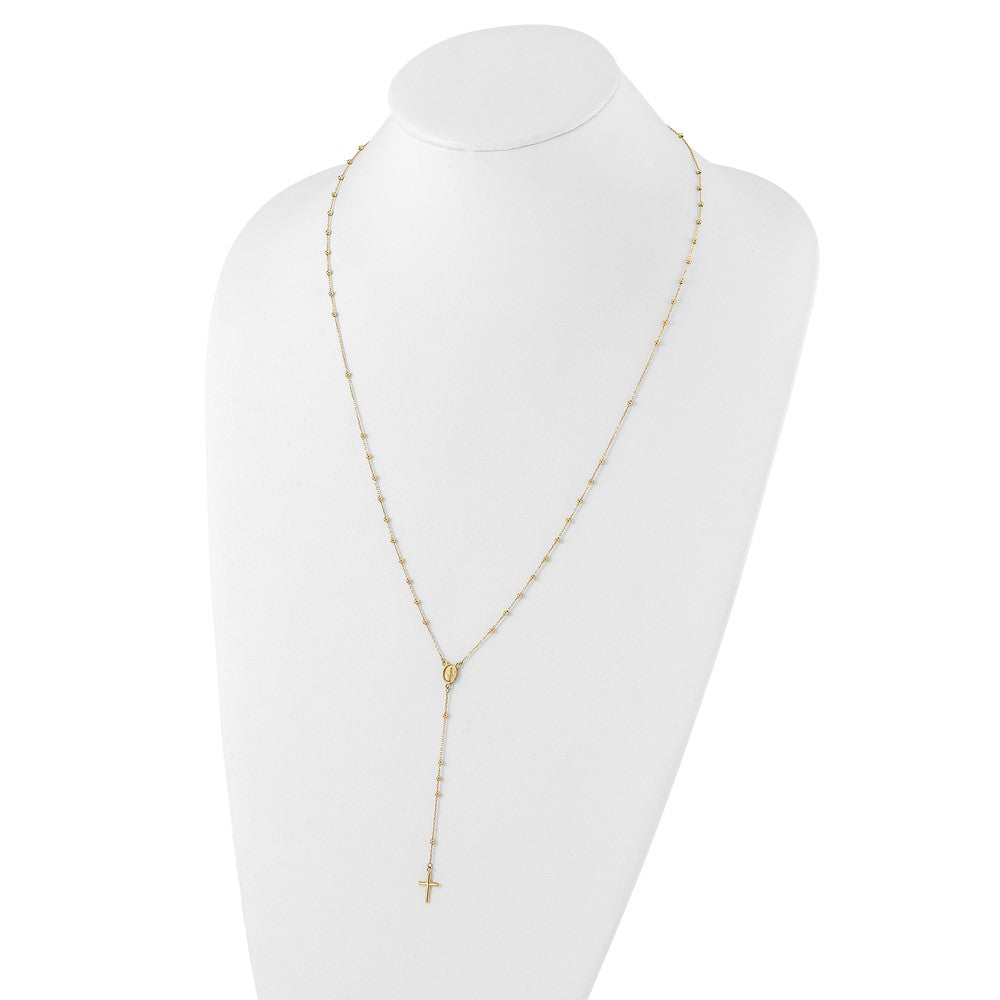 14K Polished Rosary
