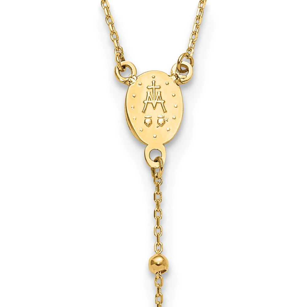 14K Polished Rosary