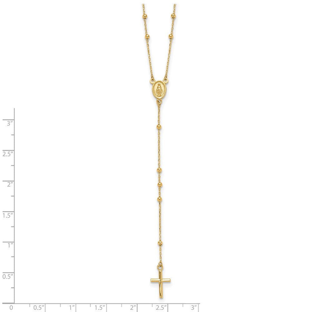 14K Polished Rosary