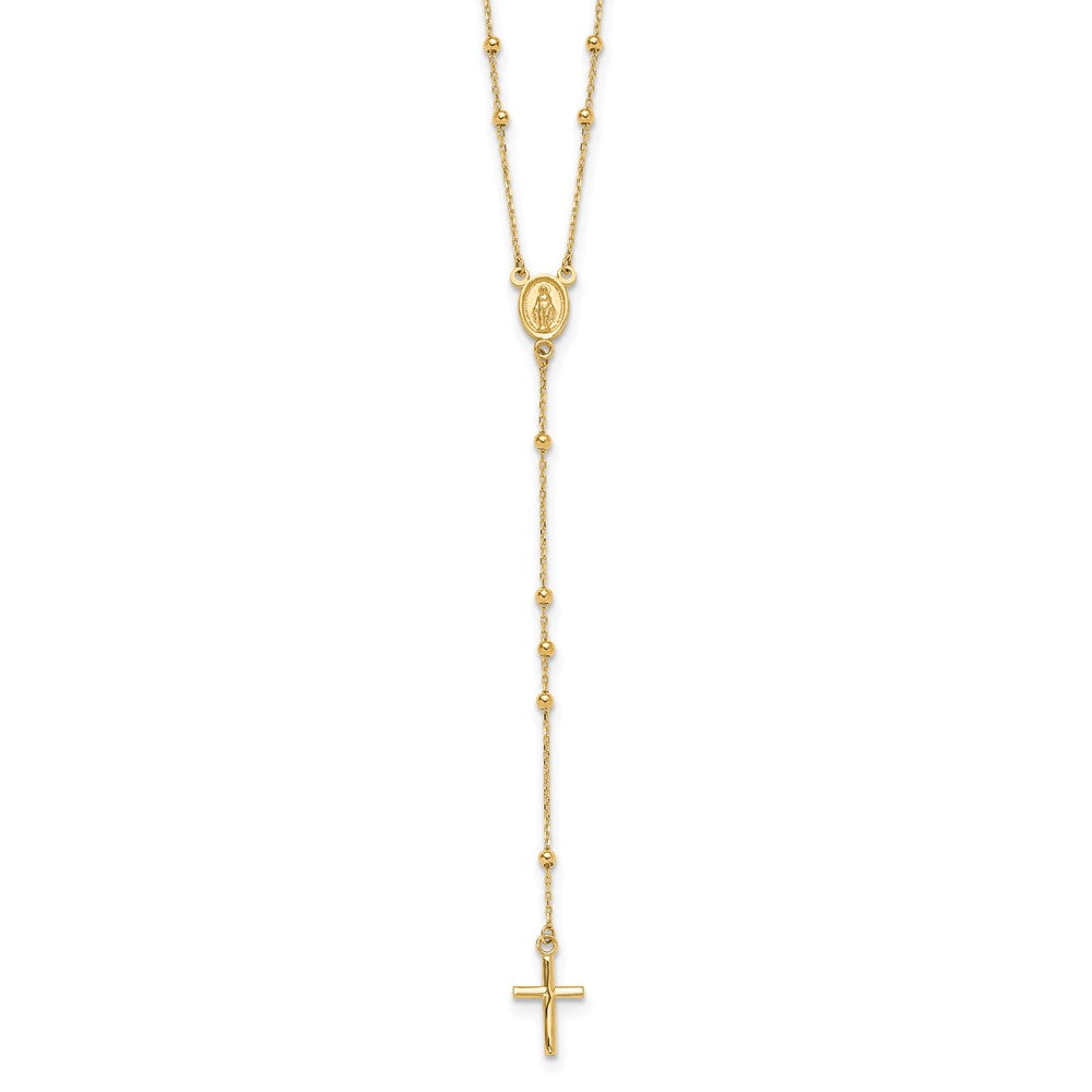 14K Polished Rosary