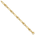 14k Polished Link 7.75in Bracelet