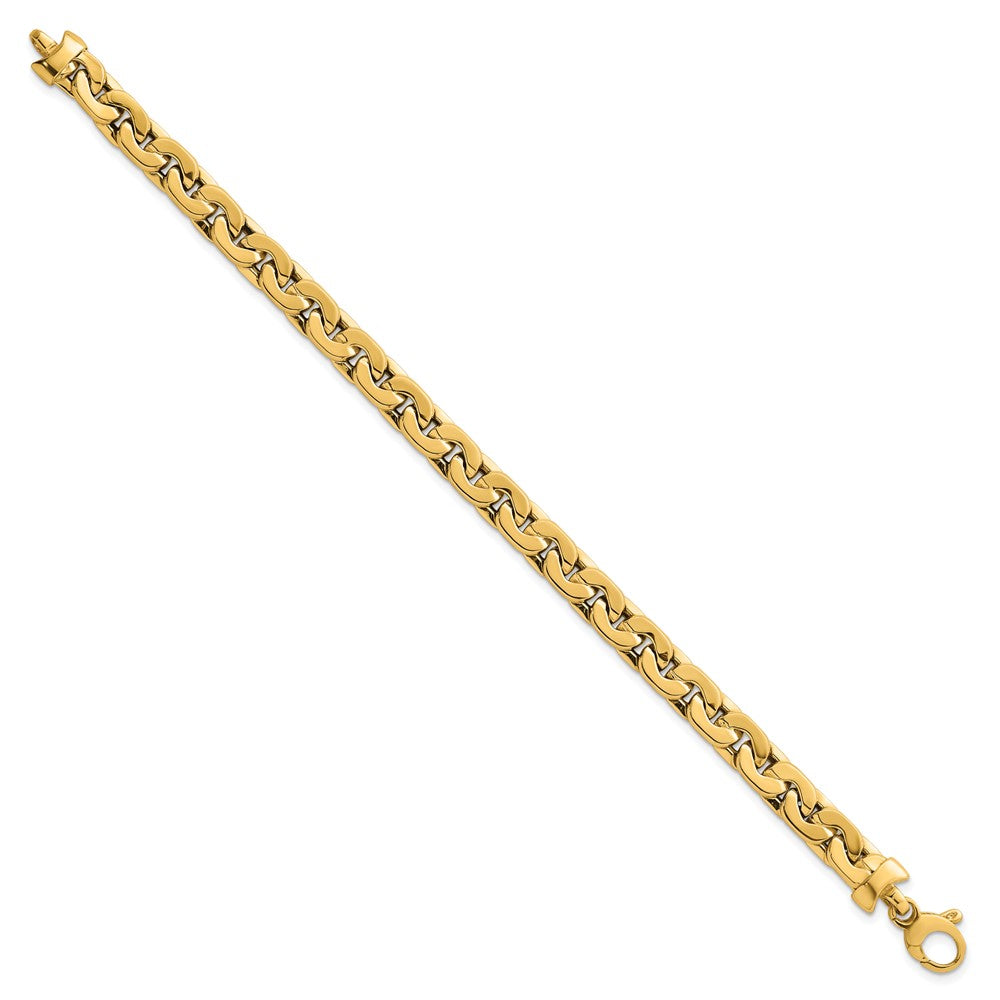 14k Polished Fancy Link Bracelet
