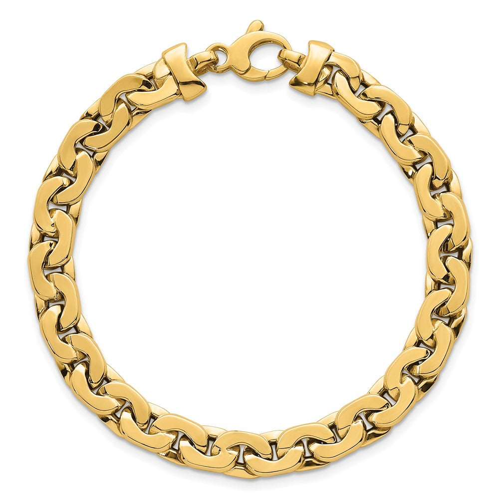 14k Polished Fancy Link Bracelet